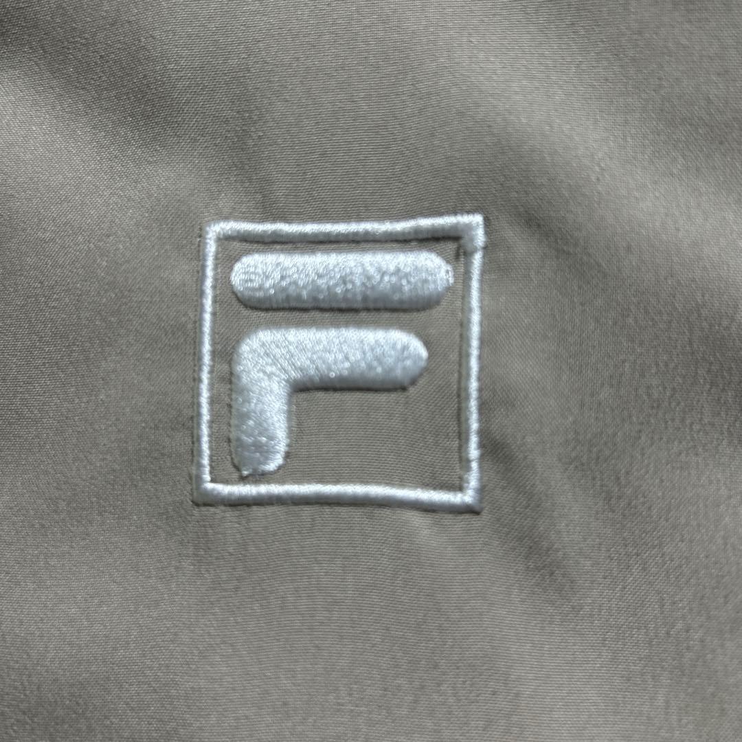FILA ⭐️ベージュ ジップアップ中綿ジャケット　最終値下げ❗️
