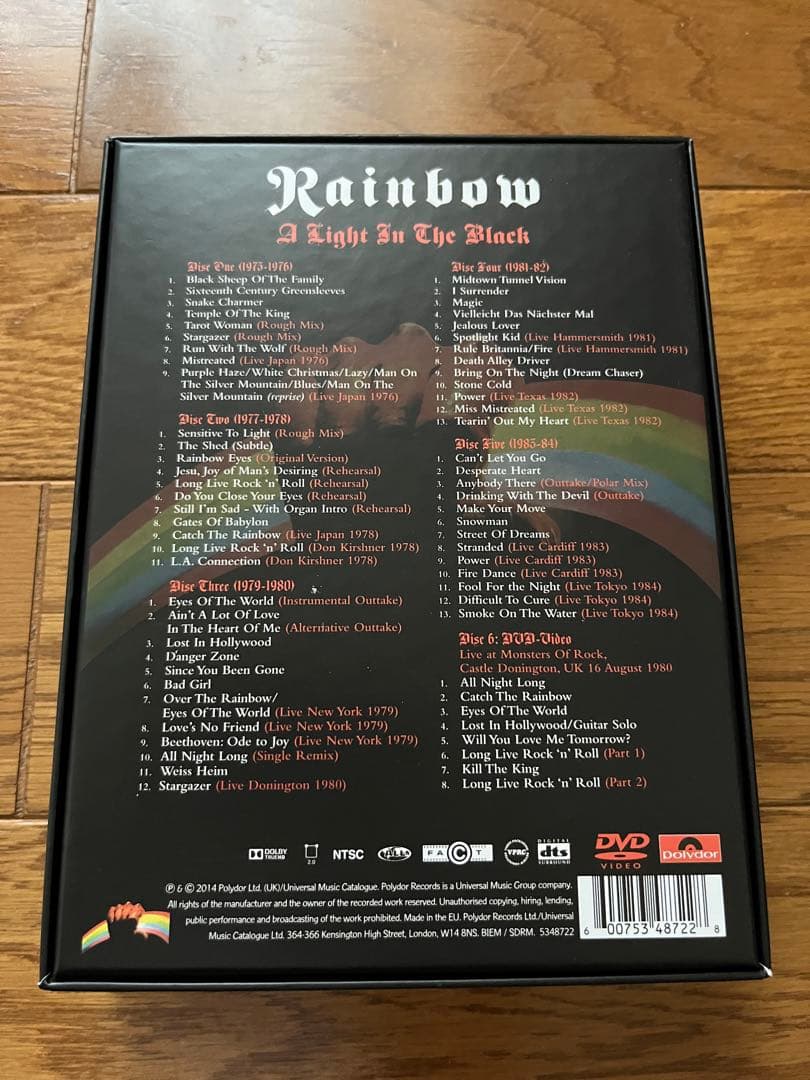 洋楽 RAINBOW/A LIGHT IN THE BLACK 1975-1984