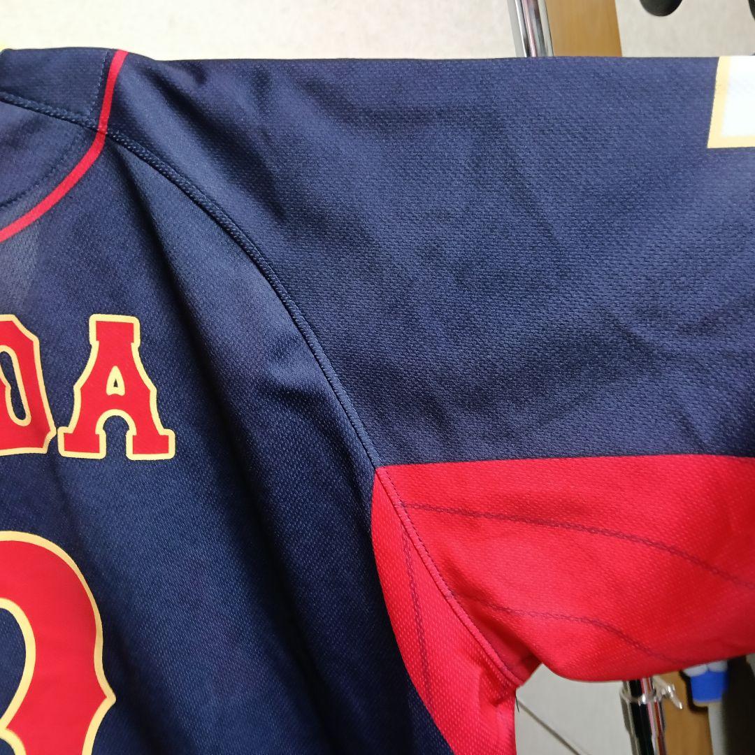 ミズノ製 侍ジャパン 源田壮亮 WBC2023プリントユニフォーム ビジター／F