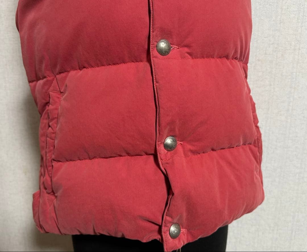 REMI RELIEF レミリーフ　ダウンベスト　レッド　S