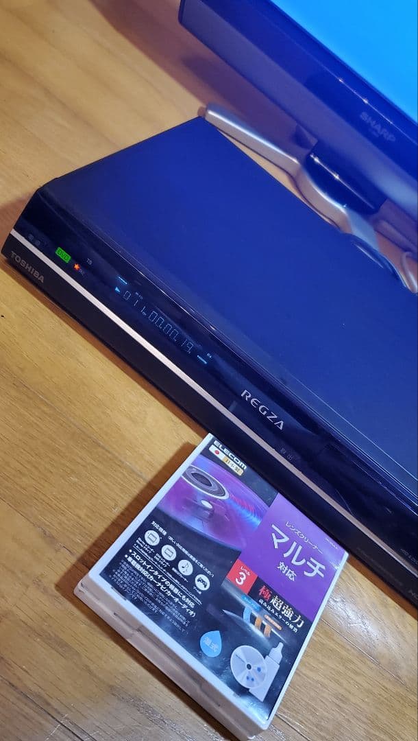 東芝 　 HDD& DVDレコーダー　レグザ　地デジ録画　リモコン付き　家電品