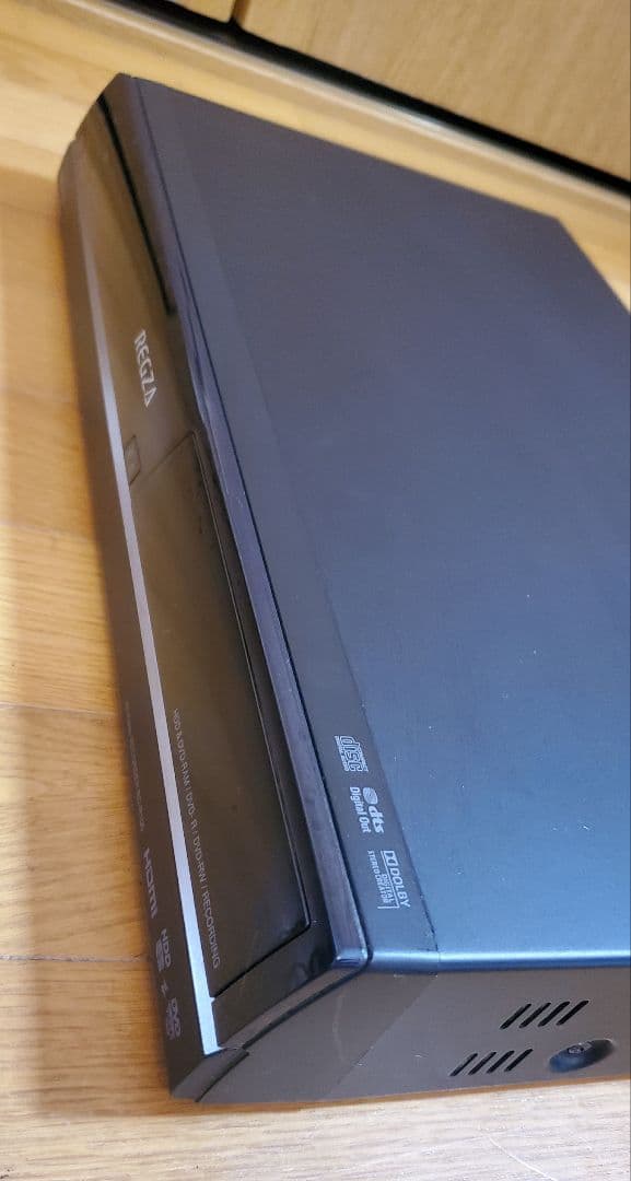 東芝 　 HDD& DVDレコーダー　レグザ　地デジ録画　リモコン付き　家電品