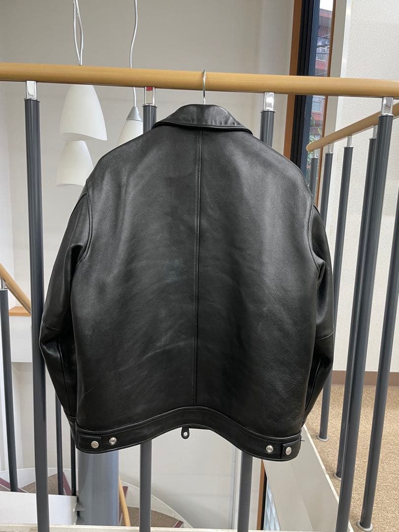 ショット　レザートラッカージャケット　ブラック　 Sサイズ