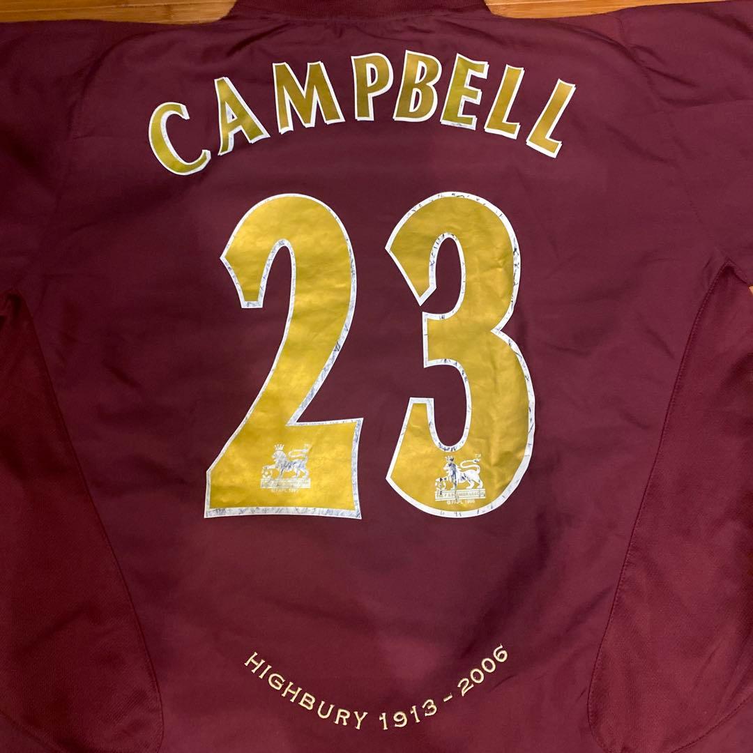 アーセナル Nike バーガンディシャツ XL CAMPBELL 23