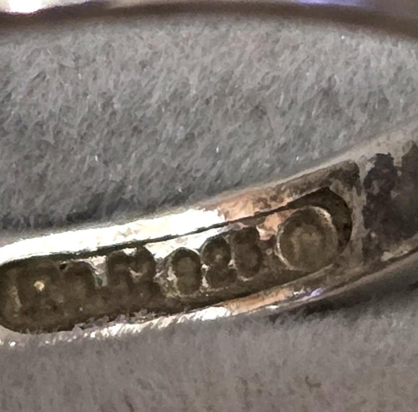 フォリフォリ　ミレニアム限定　SILVER925　3連リング　12号　43216