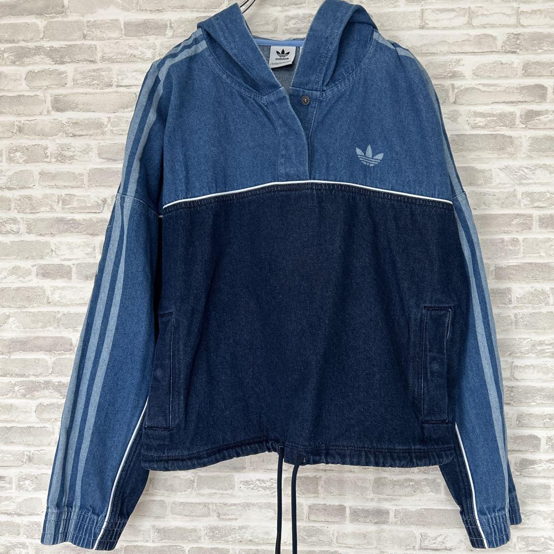 【XL】完売品　adidas originals デニムパーカー ジェニー着用