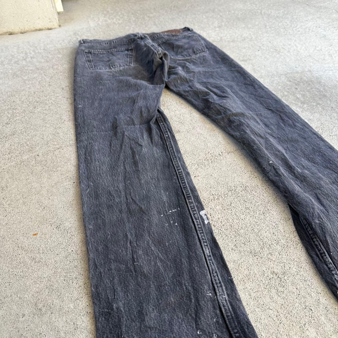 90s Levi's ブラックデニム 後染め　501 USA製　553番　99年
