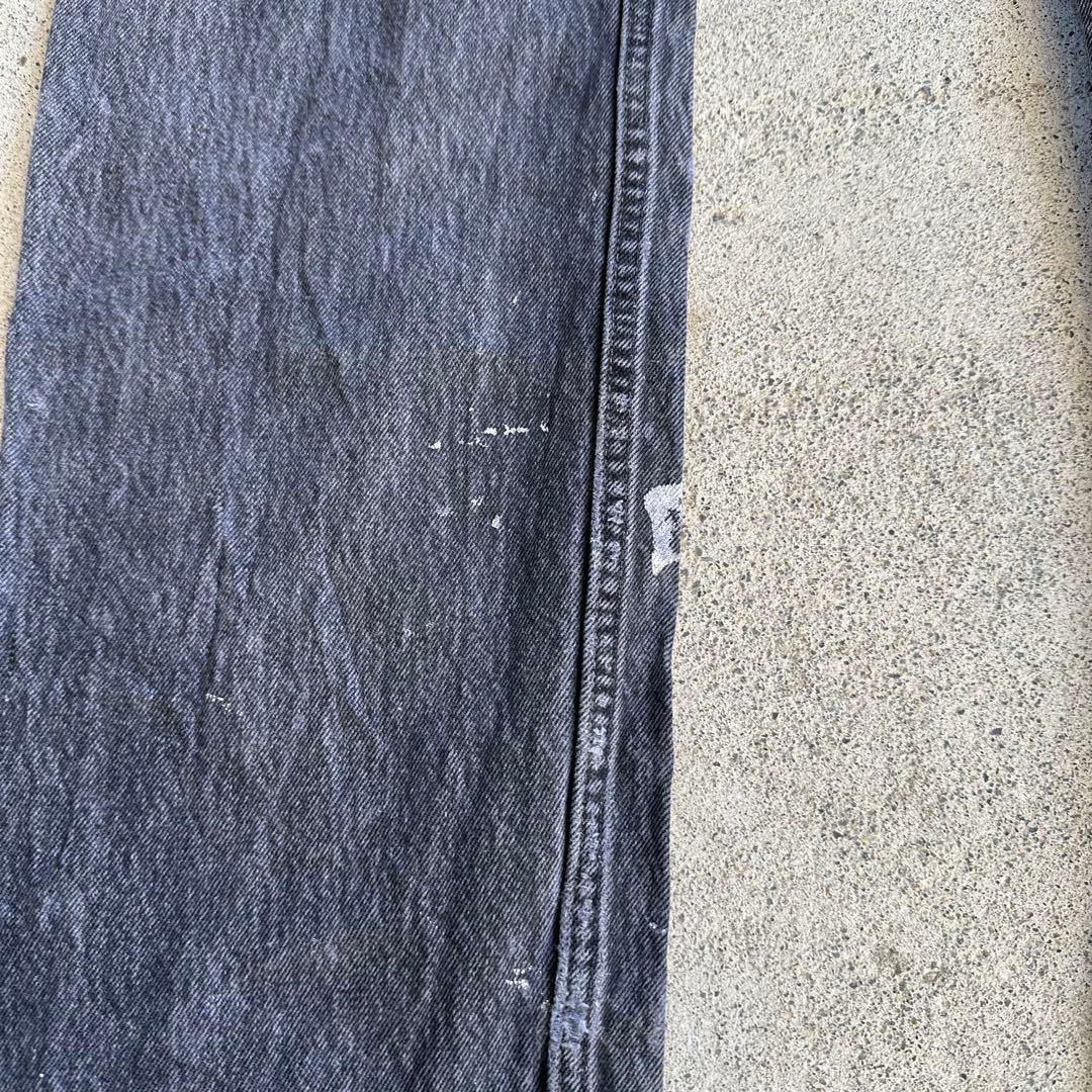 90s Levi's ブラックデニム 後染め　501 USA製　553番　99年