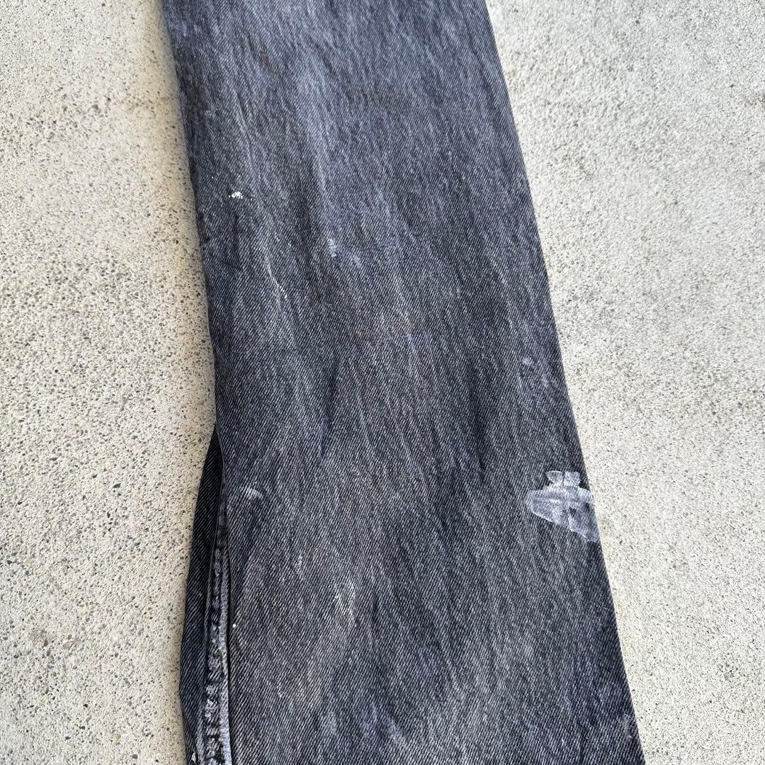 90s Levi's ブラックデニム 後染め　501 USA製　553番　99年