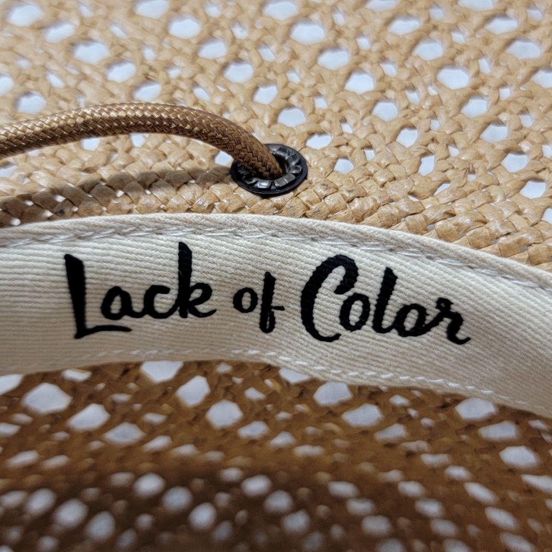 未使用 Lack of Color ストローハット 麦わら帽子 ラフィアハット