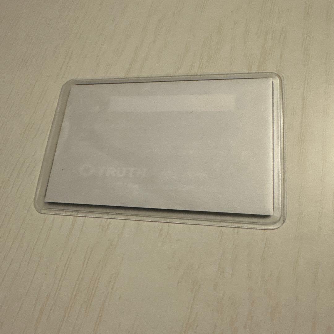 【レア】TRUTH JAPAN メンバーズカード