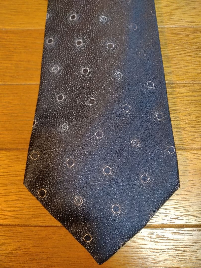 【新品未使用】GUCCI グッチ シルクネクタイ ネイビー