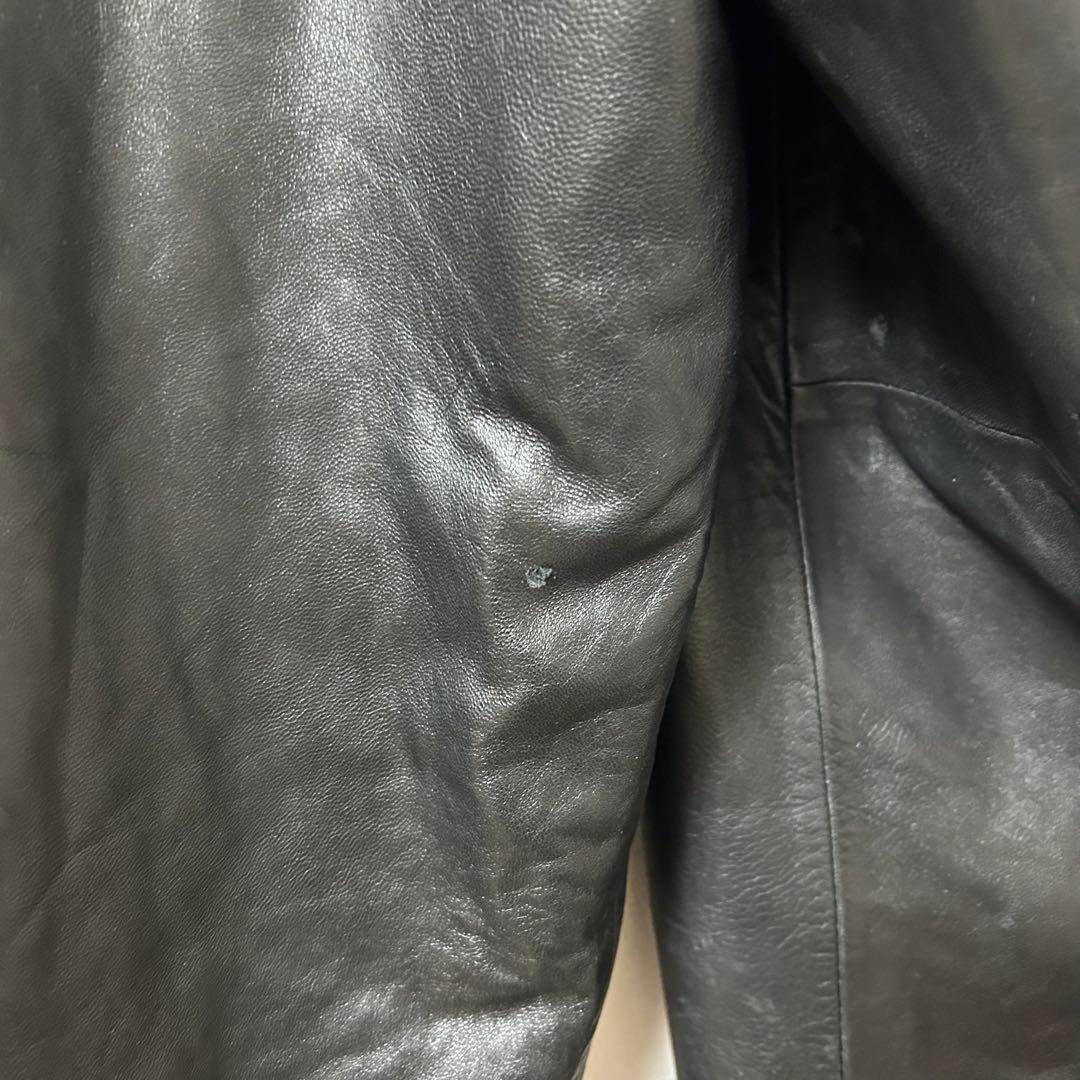old coach カーコート レザージャケット black