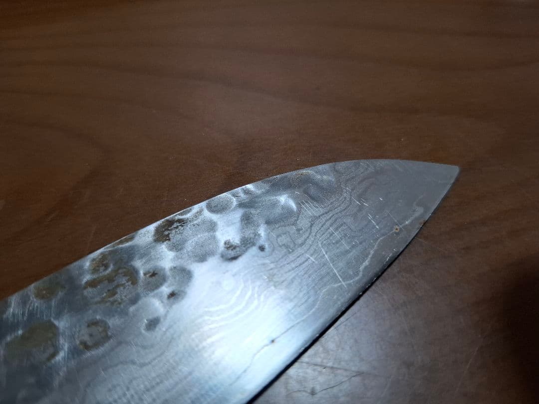 紋三郞　万能包丁 三徳包丁 全長30.7 刃渡り18.5cm 高級庖丁