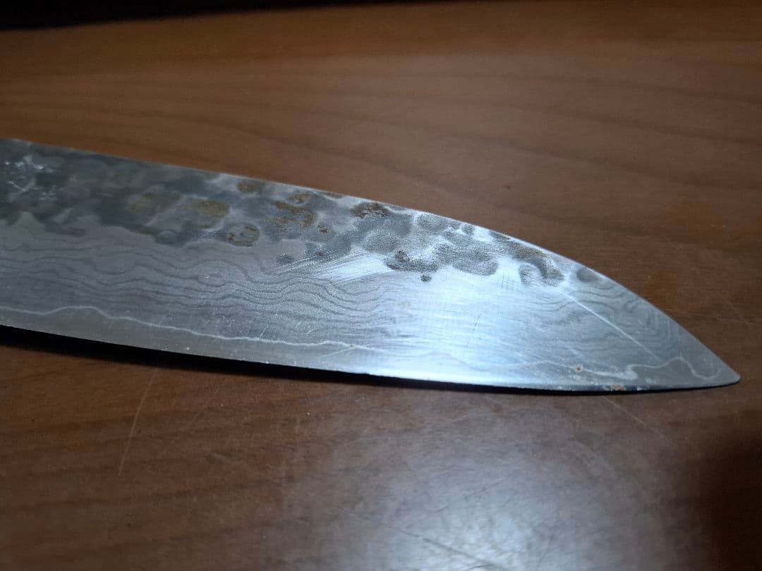 紋三郞　万能包丁 三徳包丁 全長30.7 刃渡り18.5cm 高級庖丁