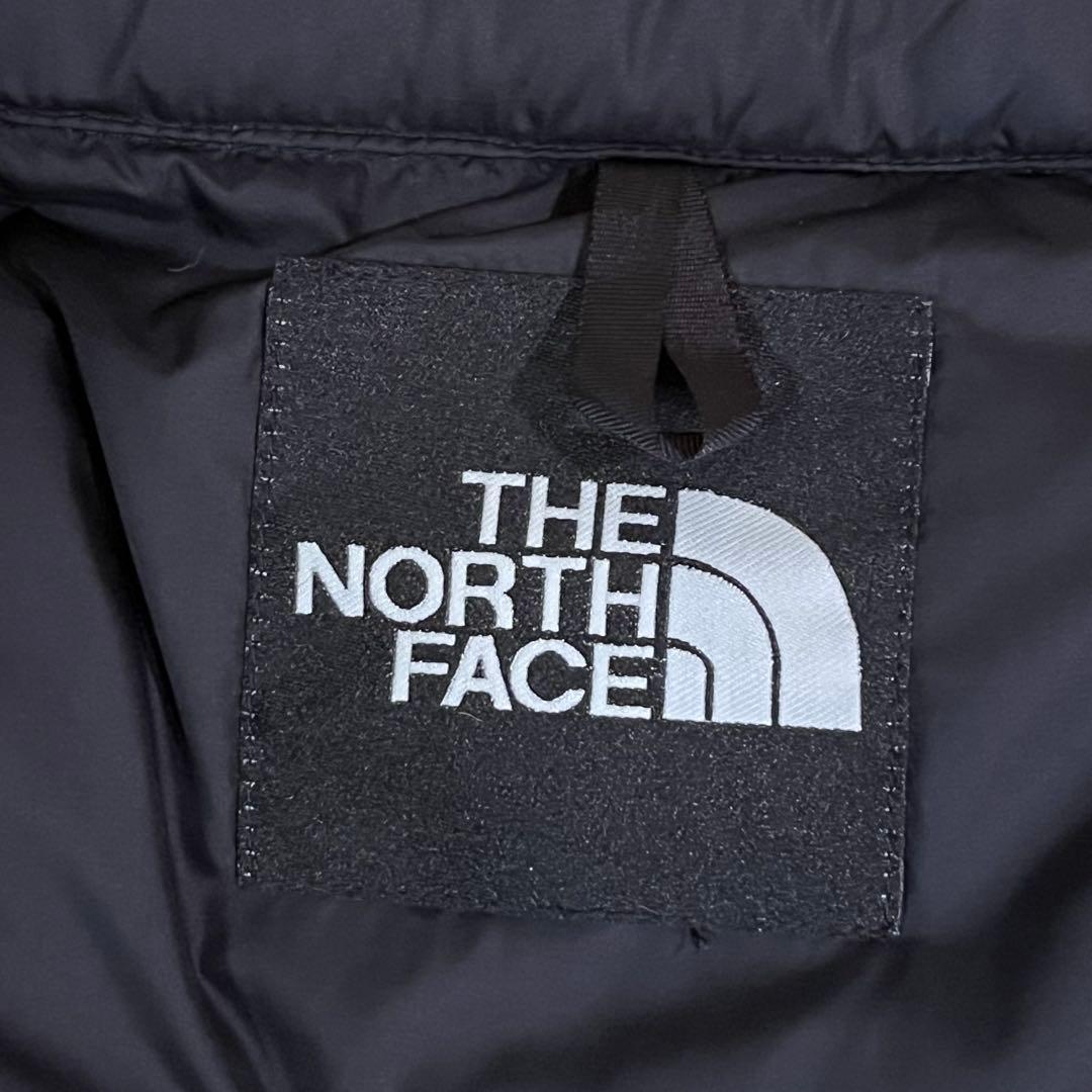 THE NORTH FACE ヌプシ ダウンベスト 赤黒【XL】 NF004AM