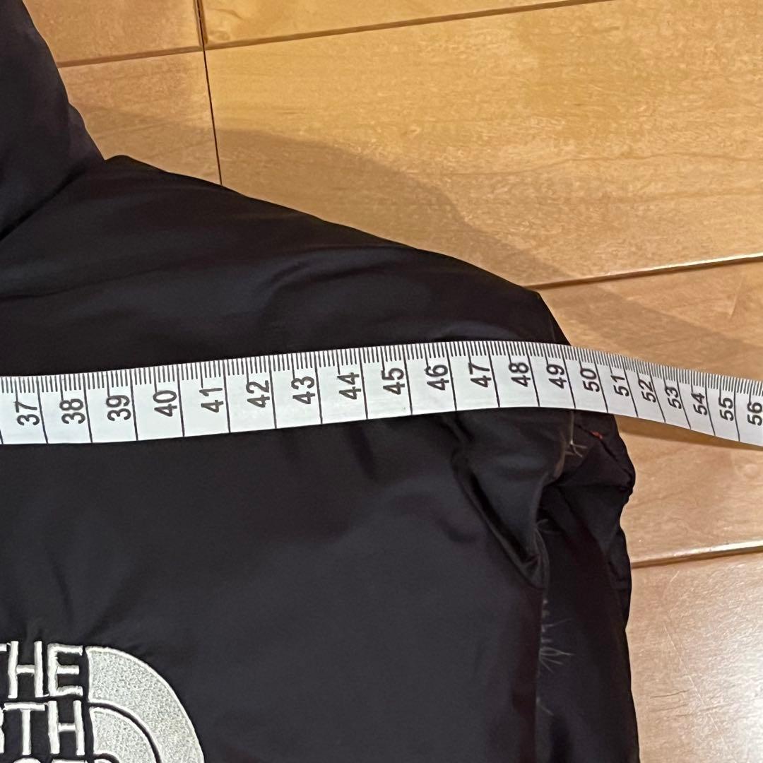 THE NORTH FACE ヌプシ ダウンベスト 赤黒【XL】 NF004AM