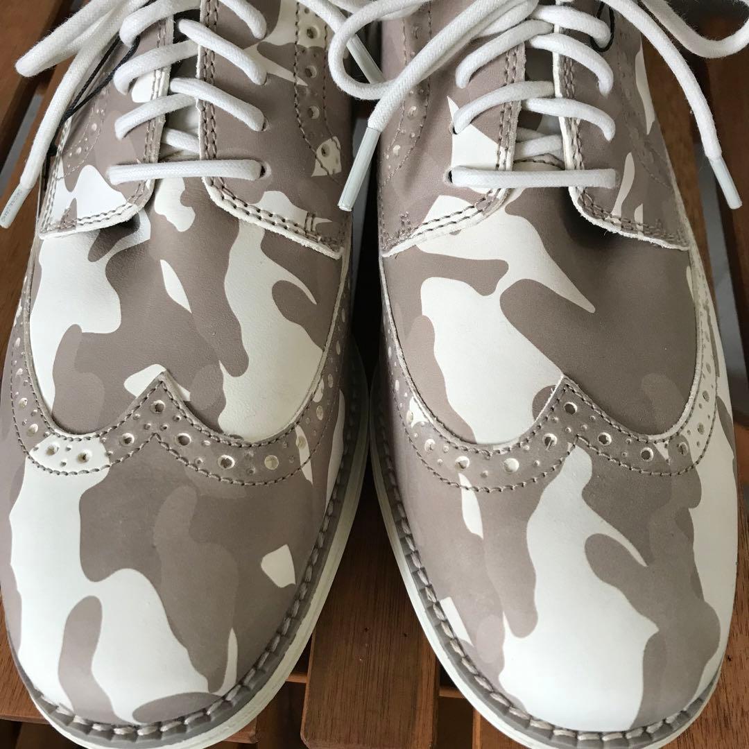 【新品】25.5cm COLE HAAN コールハーン ゴルフシューズ 薄茶