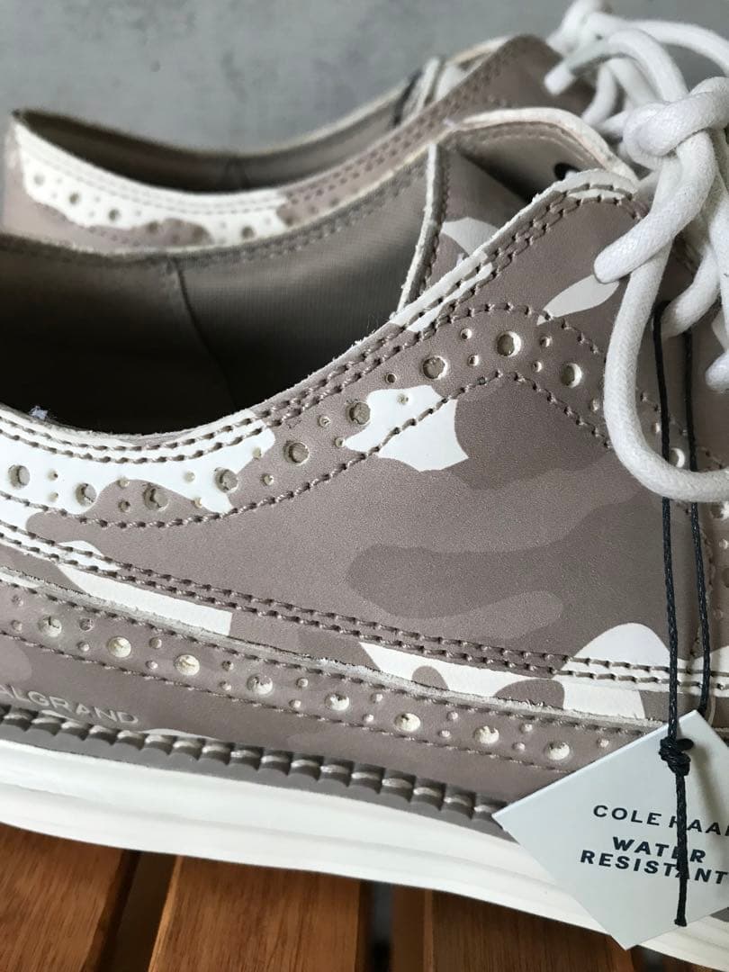 【新品】25.5cm COLE HAAN コールハーン ゴルフシューズ 薄茶