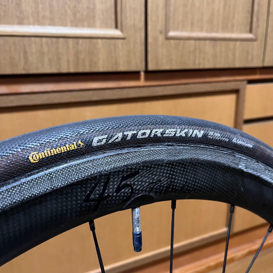 Gusto Attaque 45mm カーボンホイール チューブラー