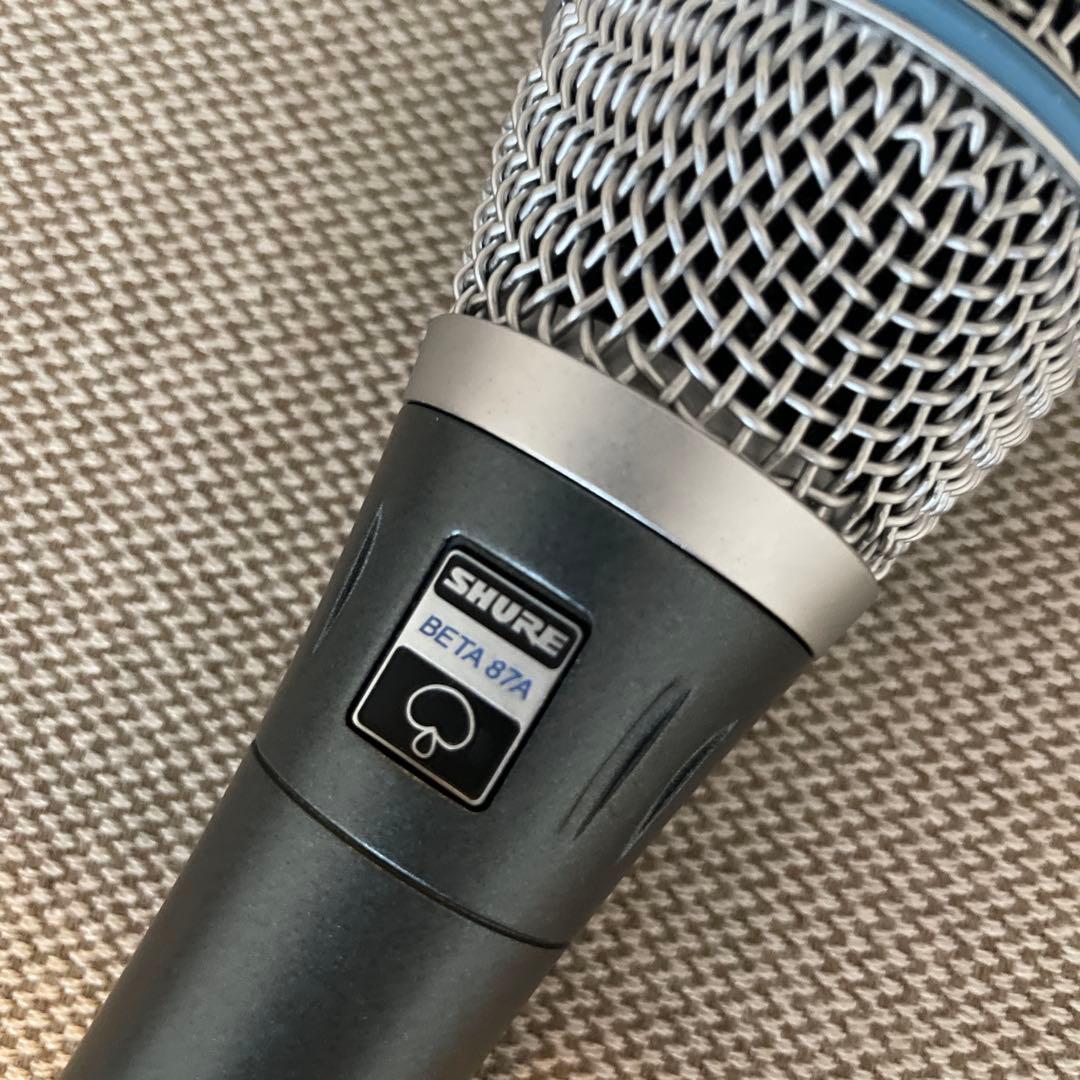 SHURE BETA87A ボーカル用コンデンサーマイク　美品