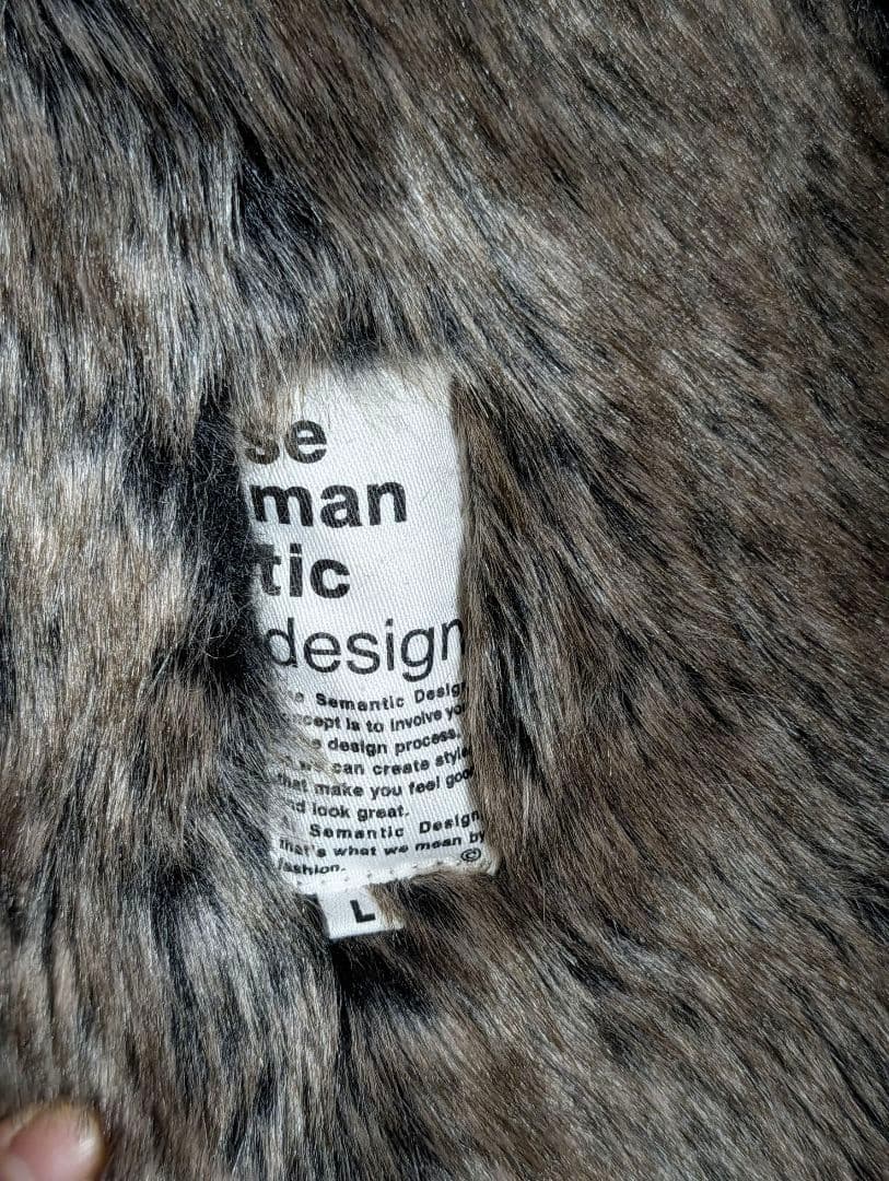 Semantic design 美品 ファーコート
