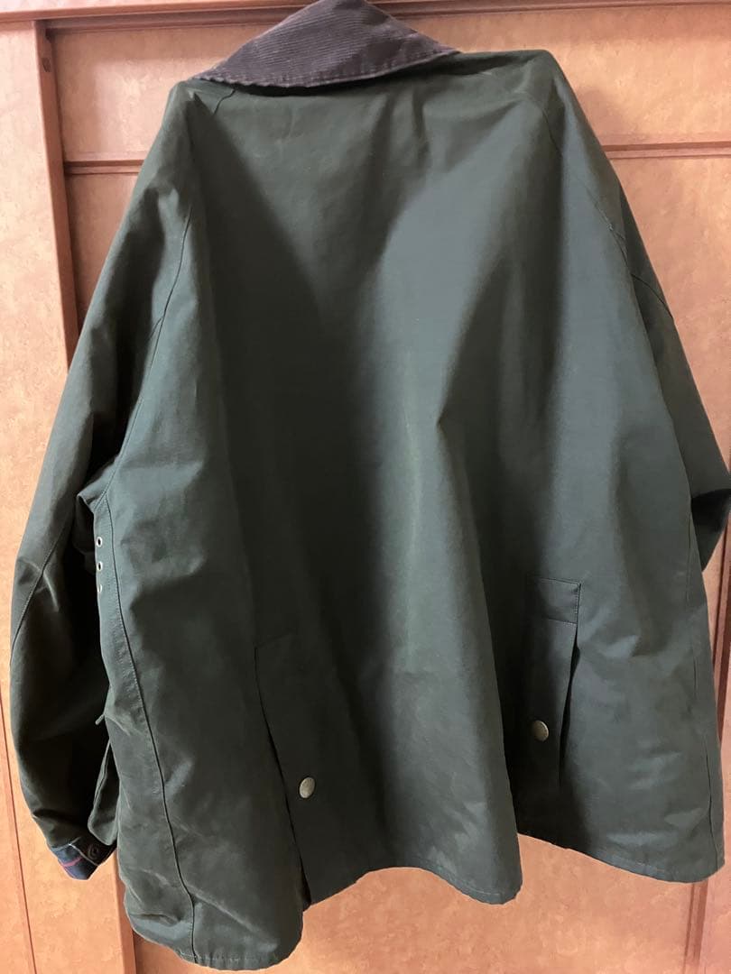 Barbour ビデイル 38 グリーン ノンオイル タータンチェック 美品