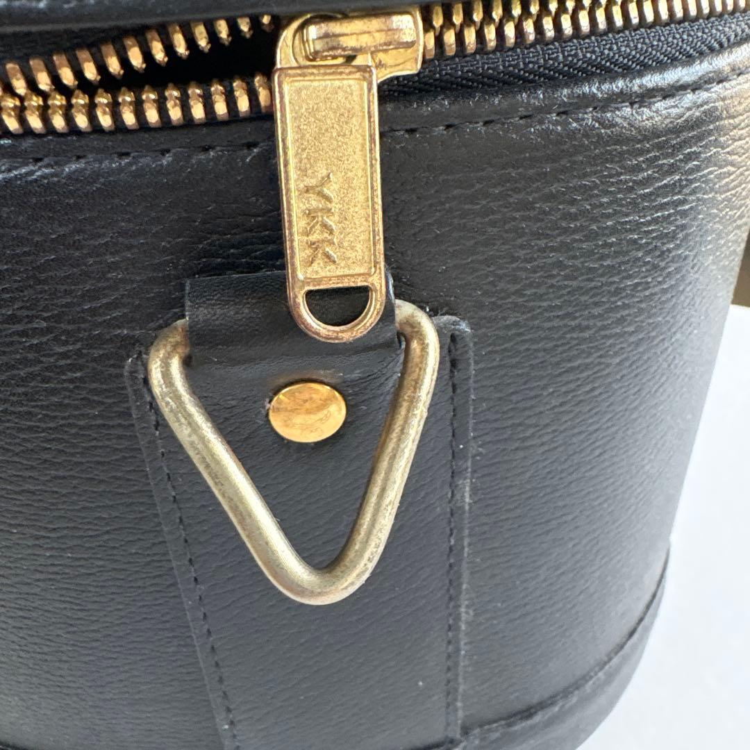 MCM レザー バニティバック