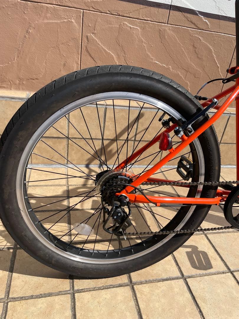 手渡時値引【室内保管】26インチマウンテンバイク 3インチ fatbike 8段