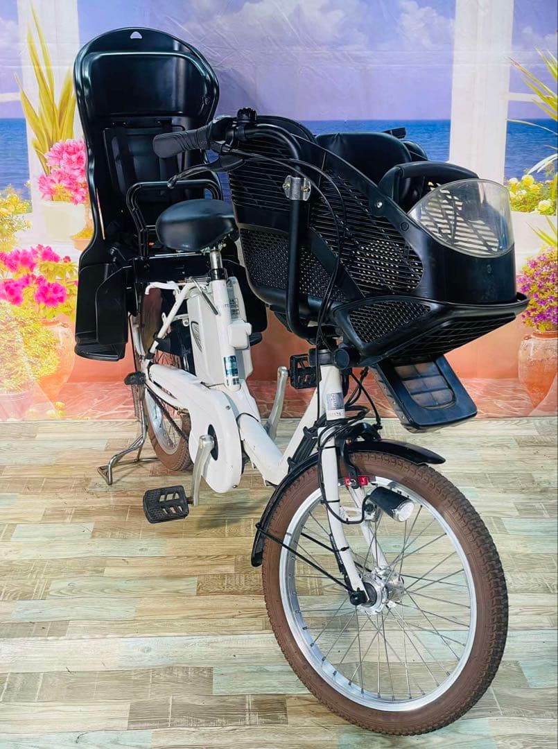 【限定価格！】ギュット⭐️13AHパナソニック子供乗せ電動自転車Y3265