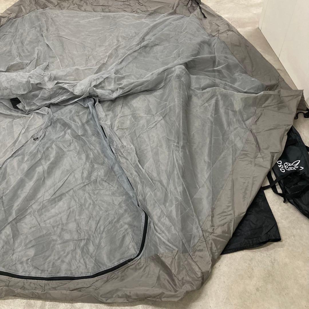 美品　DOD ONE POLE (S) ワンポールテントS ブラック　T3-44