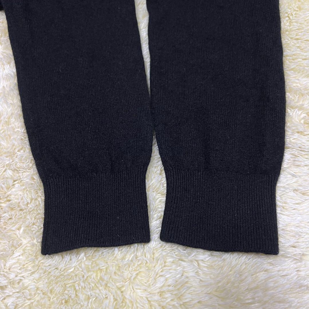 【カシミヤ100%】St ANDREWS モックネック ニット ゴルフ L 黒