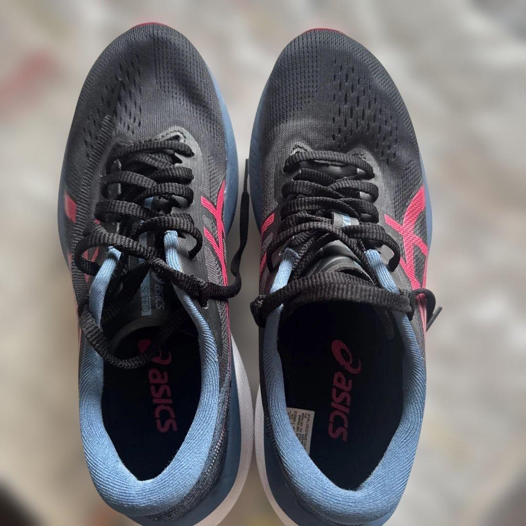 値下げ！ASICS MAGIC SPEED ブラック/ピンク23.5