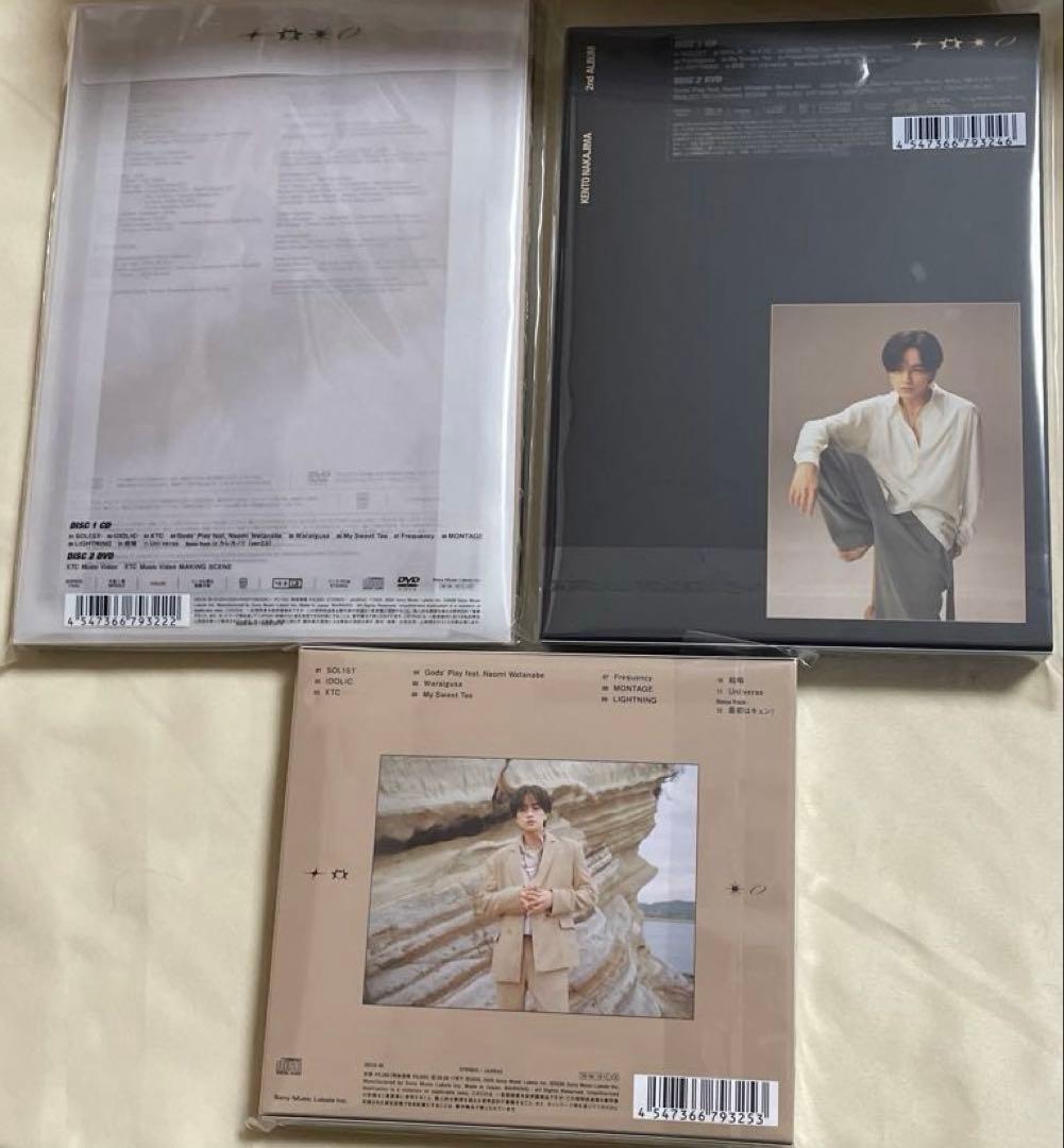 中島健人 IDOL1ST 初回限定盤A、B 通常盤 DVD シリアル無し