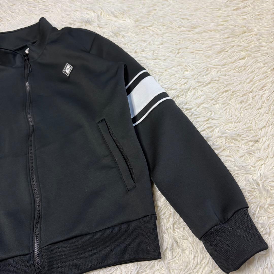 【V12】極美品 ジップジャケット ブラック Mサイズ メンズ ビックロゴ