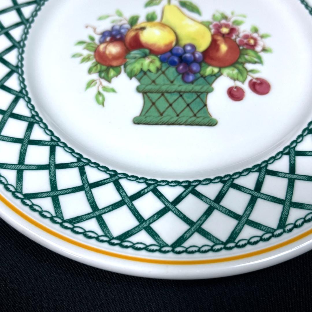 Villeroy&Boch　バスケット　16cm ケーキ皿5枚　 銘々皿　美品