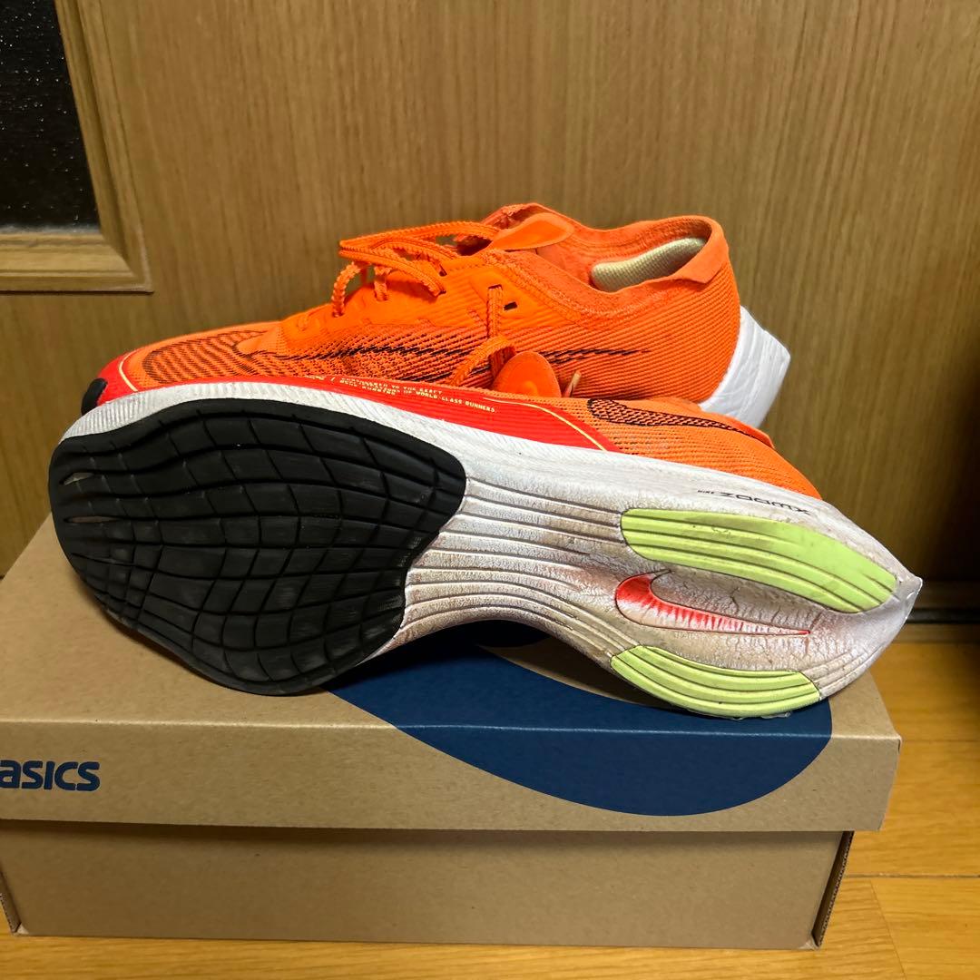 NIKEヴェイパーフライ2オレンジ ランニングシューズ