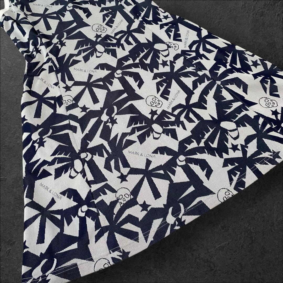 MARK&RONA ノースリーブ　ワンピース　M NAVY