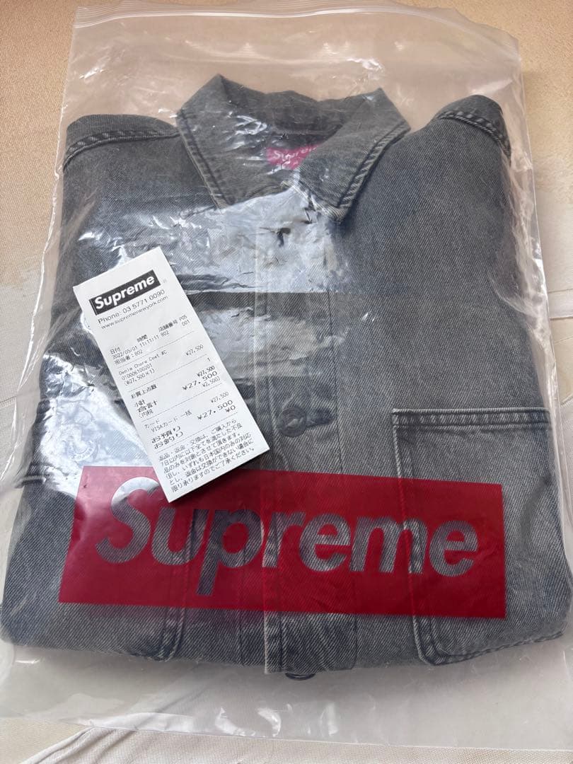 Supreme シュプリーム Denim Chore Coat 黒 M 美品