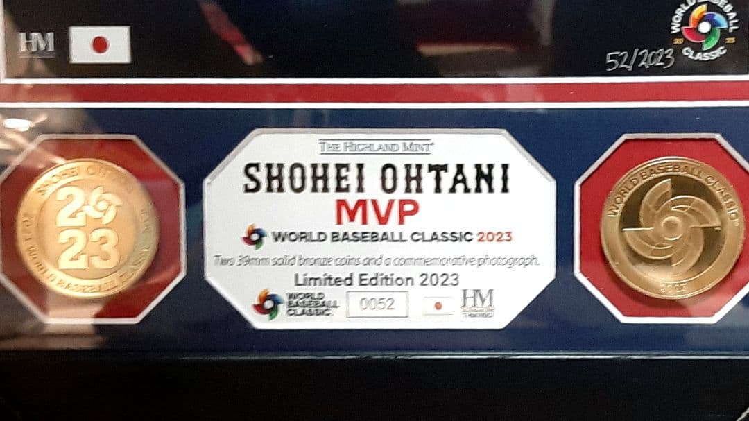 【限定2023個】大谷翔平・2023WBC・MVP／ダブルフォトミント②
