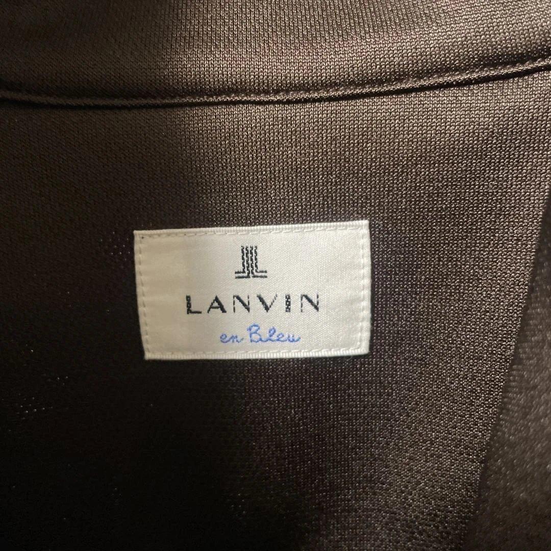 LANVIN ランバン　ブラウン/ブルー ジャージ　トラックジャケット
