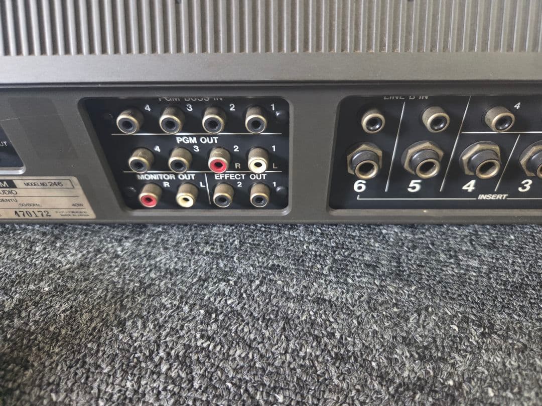 ジャンク★TASCAM 246 PORTASTUDIO マルチトラックレコーダー