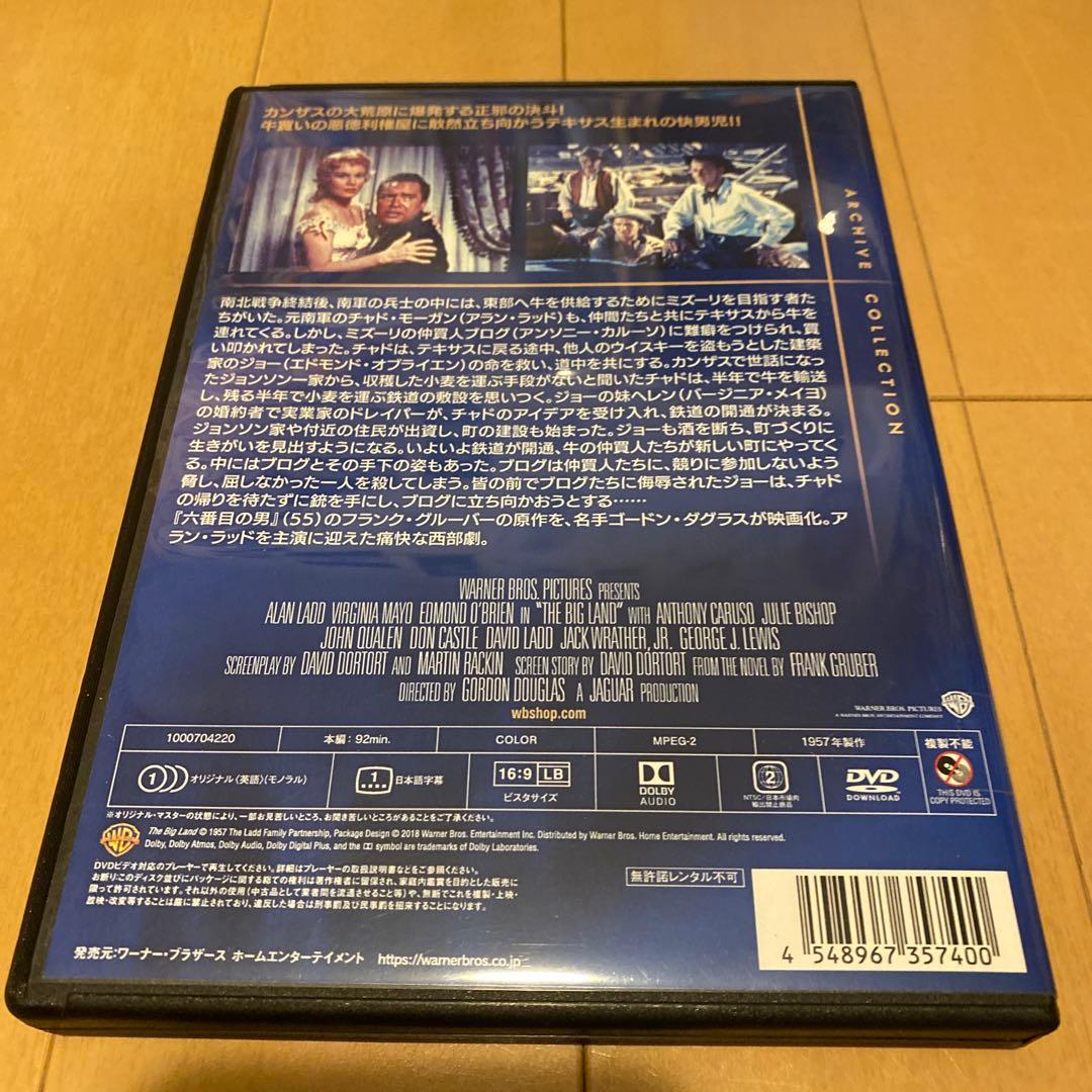 THE BIG LAND 大荒野 DVD 廃盤