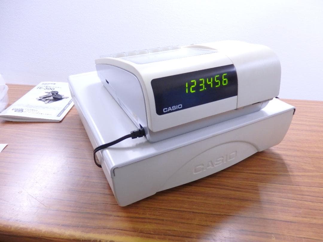 8030 設定無料 カシオ TE-300 レジスター 10部門 軽減税率対応