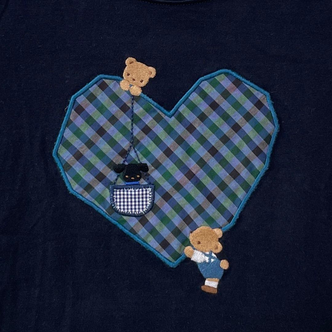 ファミリア　半袖Ｔシャツ　ネイビー ８０