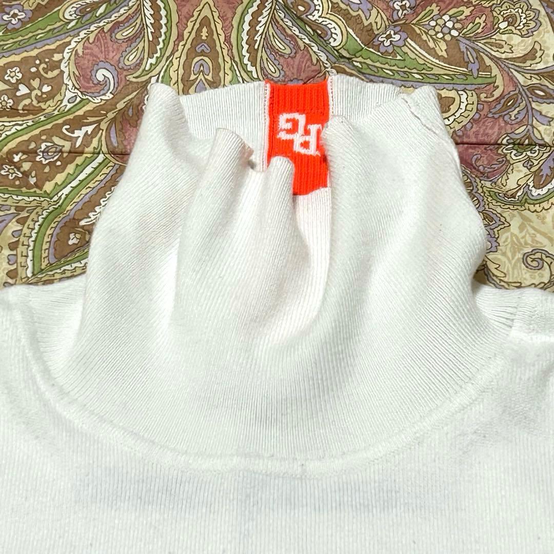 パーリーゲイツ　タートルネック　6 XL ゴルフ　ホワイト　ニット