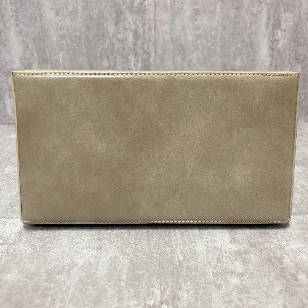 WAKO⭐️スクエア型 ハンドバッグ　ベージュ　卒入学式　結婚式　和光銀座