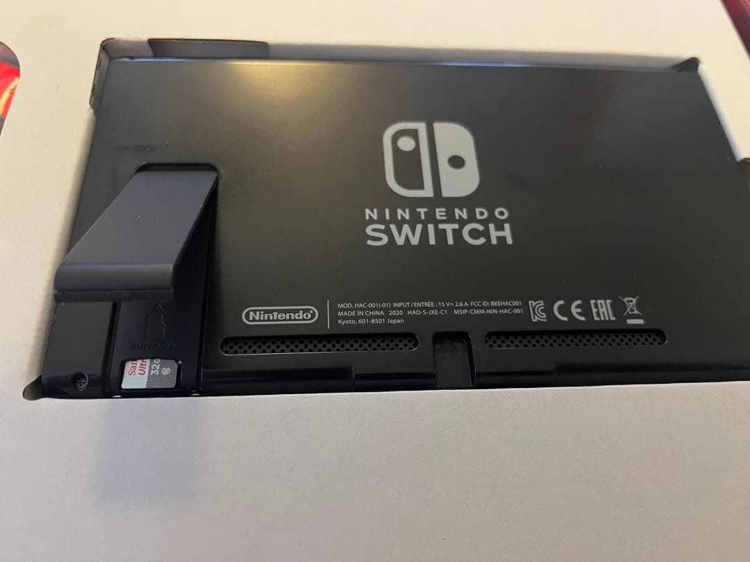 Nintendo Switch 本体 青/赤 ジョイコン・マイクロSDチップ付き