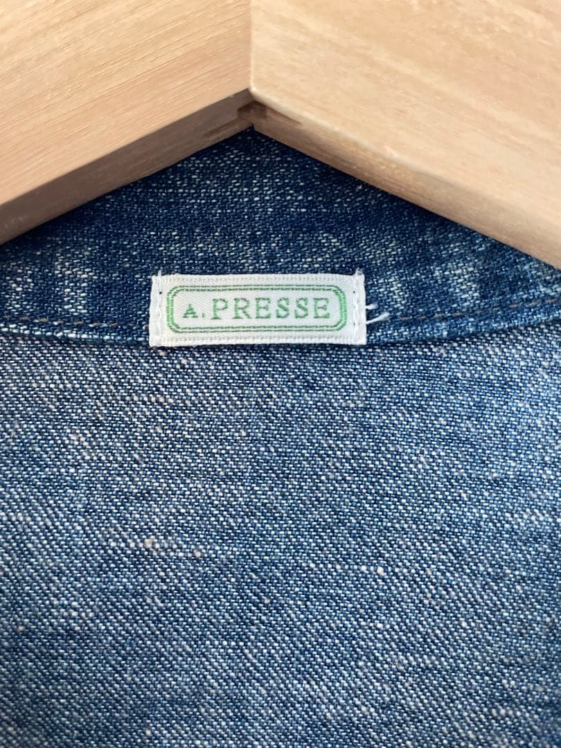 【美品】アプレッセUS NAVY Denim Jacket