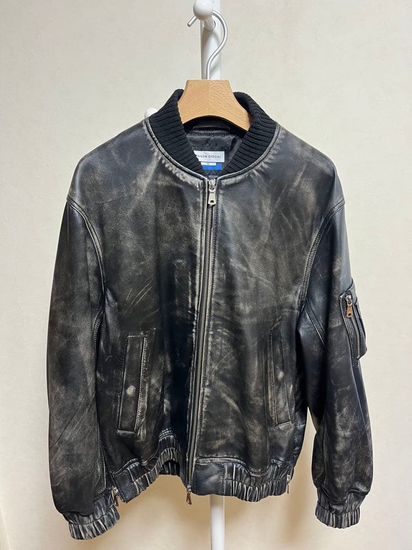 MAISON SPECIAL レザーMA1